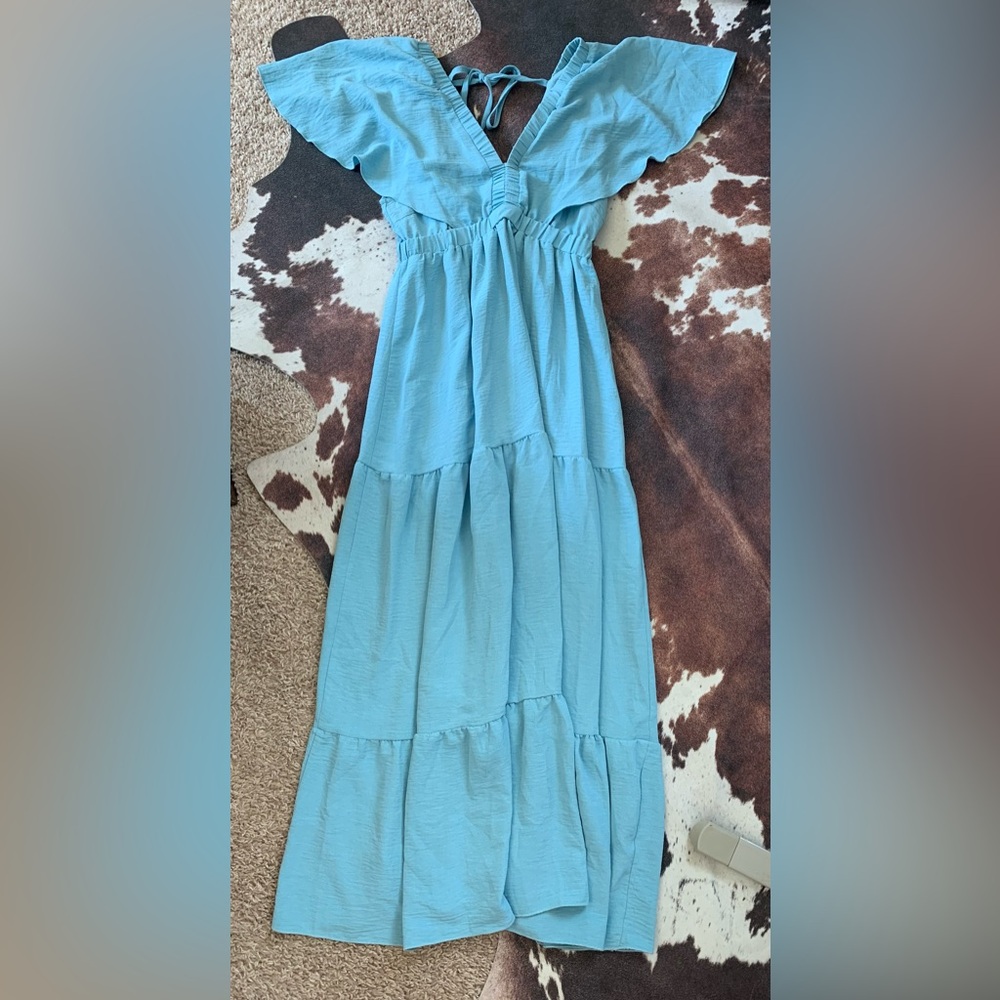 Simplee baby blue maxi
